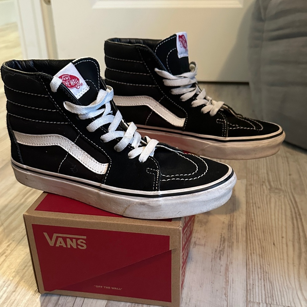 Vans Black and White High-Tops